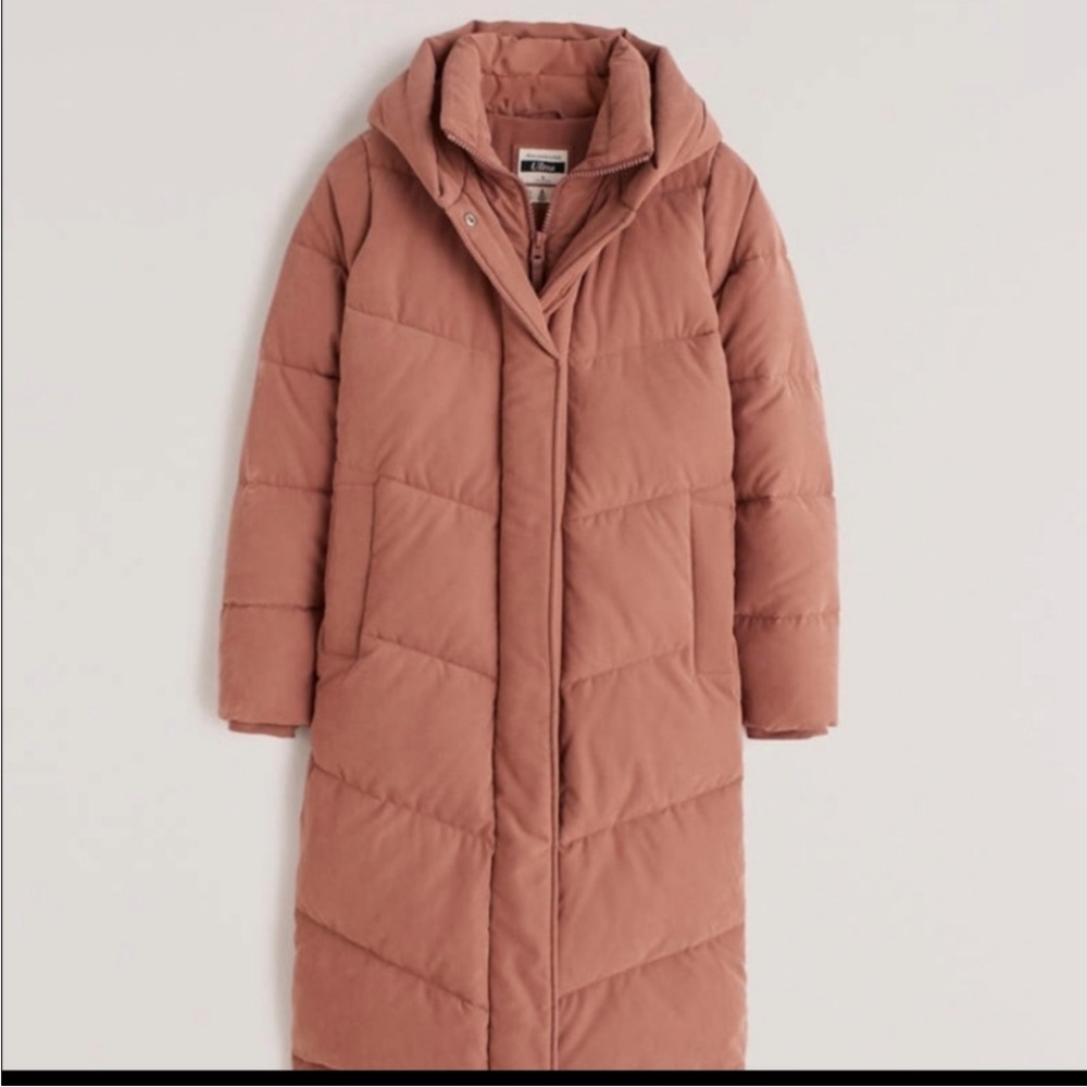 XXS Abercrombie & Fitch long puffer jacket
